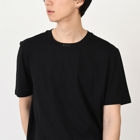HUGO BOSS ヒューゴボス コットンTシャツ ロゴ入りクルーネック