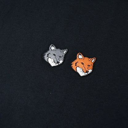 MAISON KITSUNE ダブルFOXパッチクラシックTシャツ