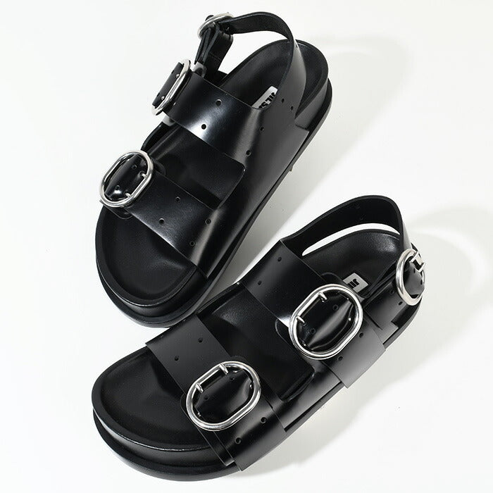 JILSANDER バックルストラップ レザー サンダル