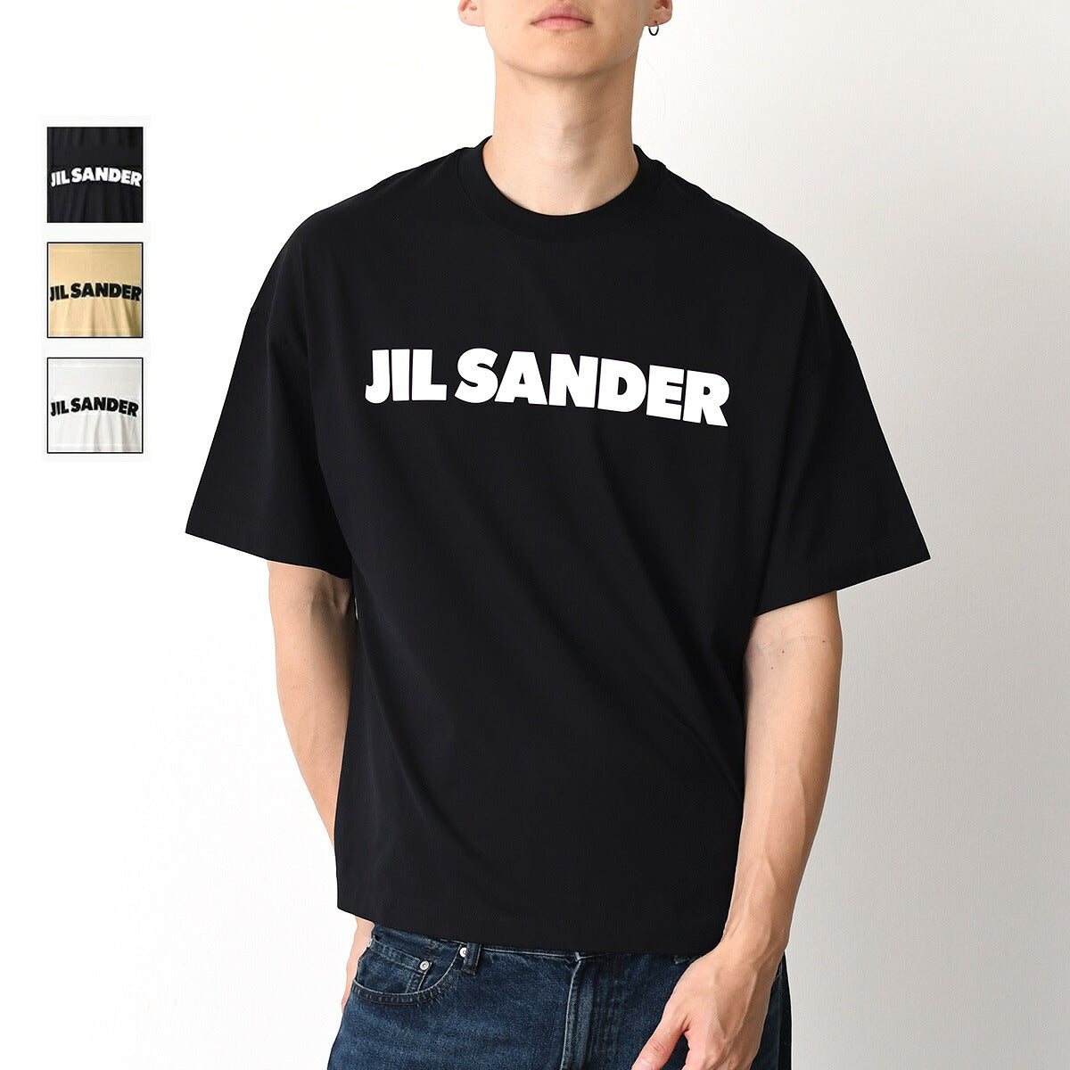 JILSANDER ロゴ コットンＴシャツ