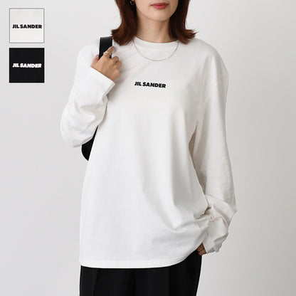 JILSANDER ロゴ 長袖コットンＴシャツ