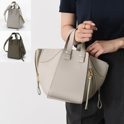LOEWEハンモックバッグ コンパクト ソフトグレインカーフ