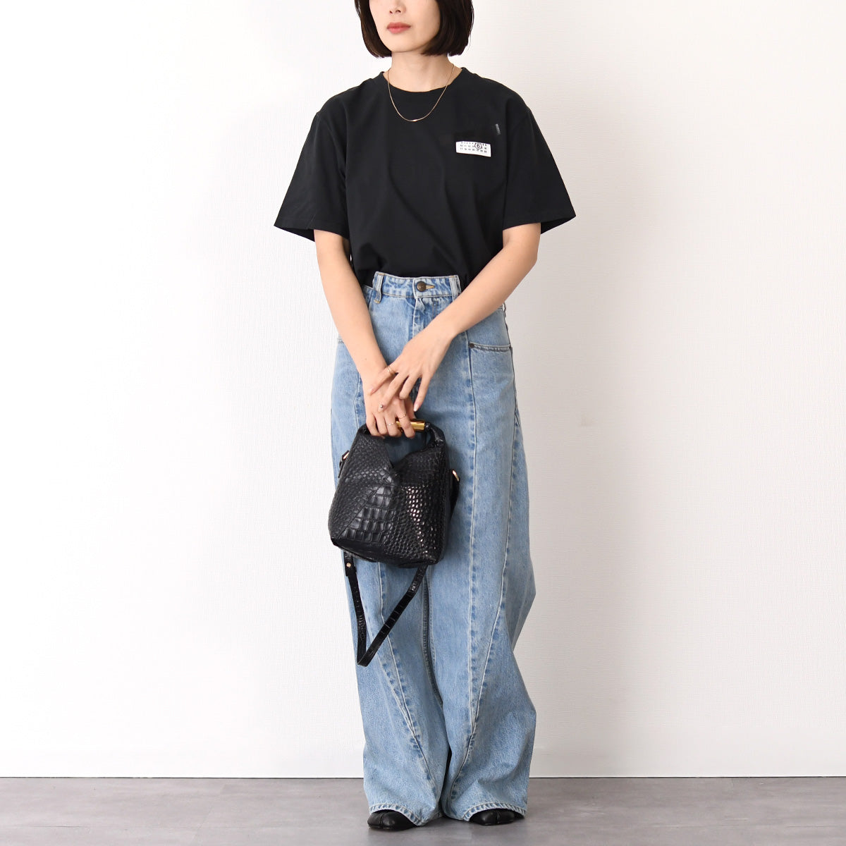 MM6 MAISON MARGIELA Tape-Drape Cotton T-Shirt