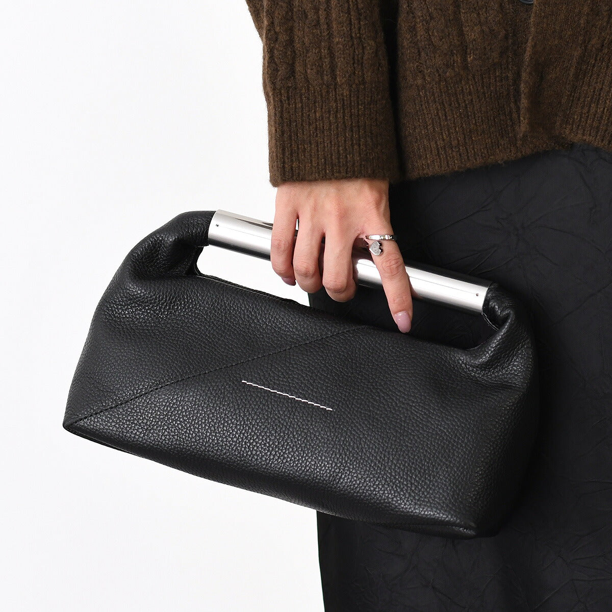 MM6 MAISON MARGIELA ジャパニーズ バッグ ジュエルハンドル