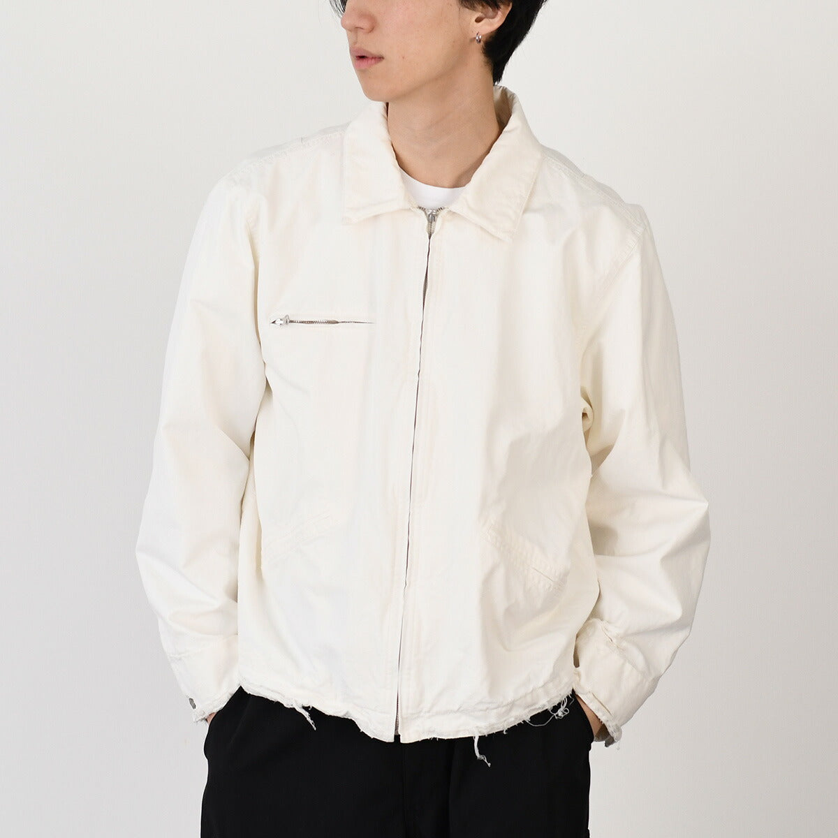 MM6 MAISON MARGIELA 퀼팅 코튼 캔버스 재킷 