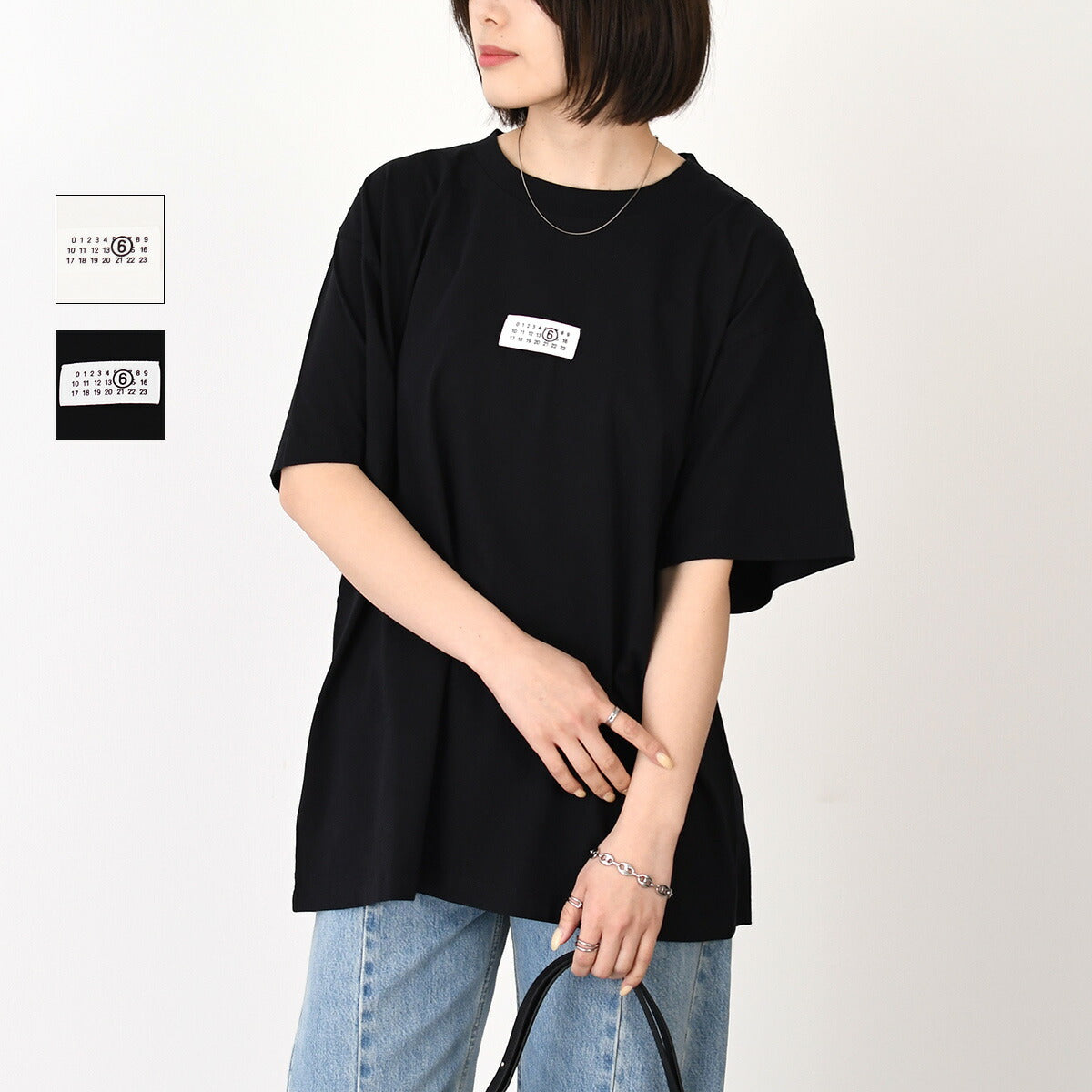 MM6 MAISON MARGIELA Number Logo Cotton T-Shirt 