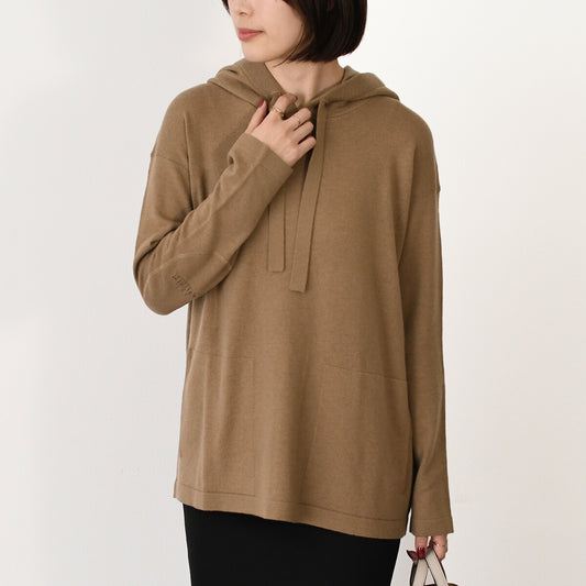 S Max Mara EROICO Pure Wool Hoodie Knit 