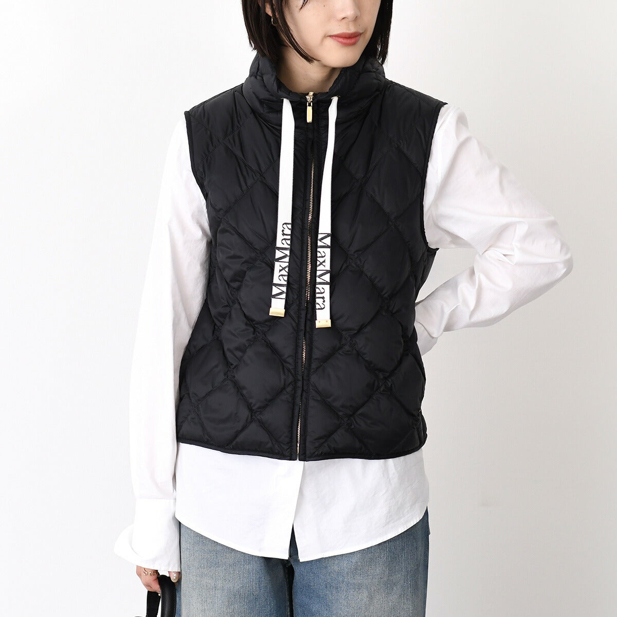 Max Mara The Cube  TREGIC ナイロンキャンバス ジレ