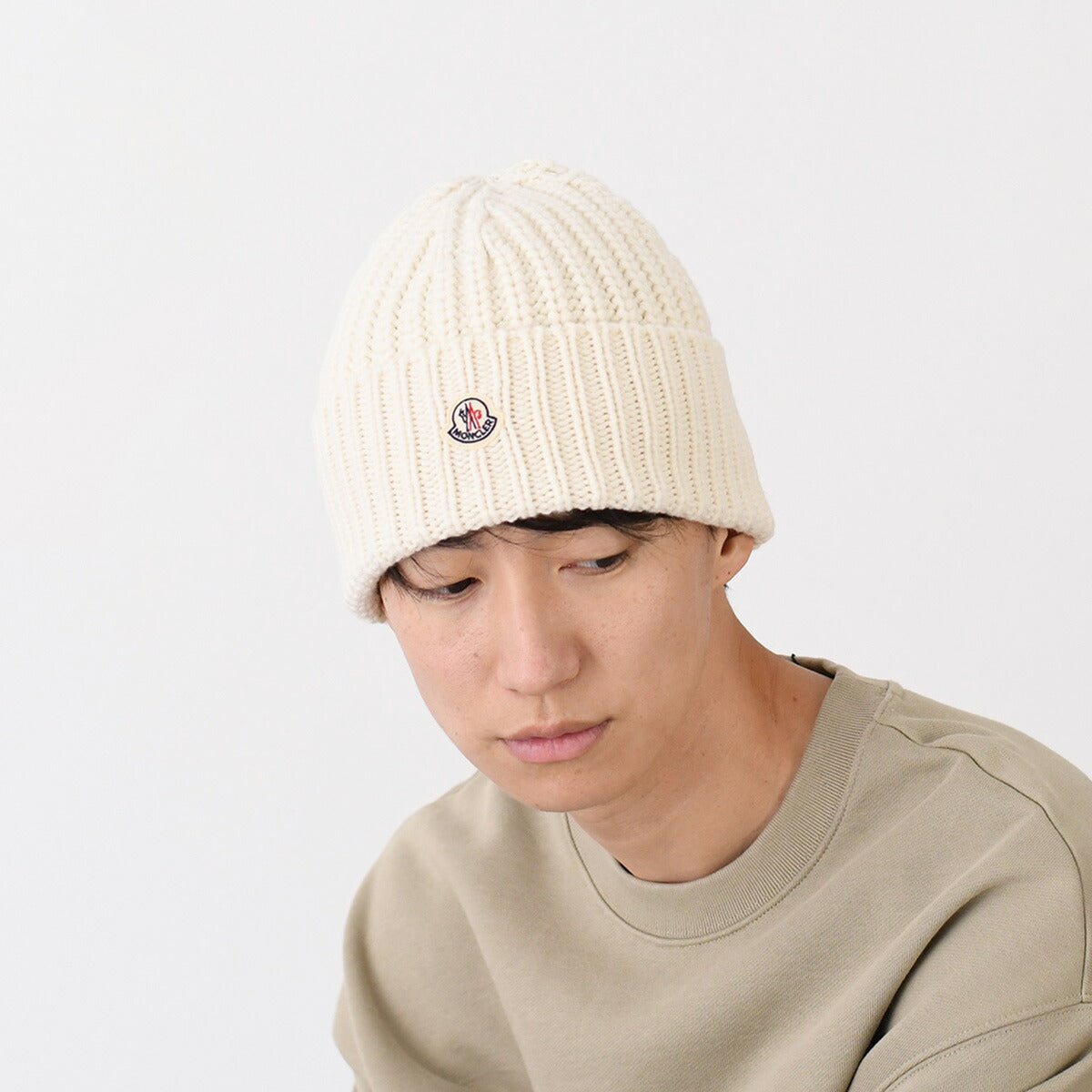MONCLER Moncler 울 캐시미어 니트 캡 