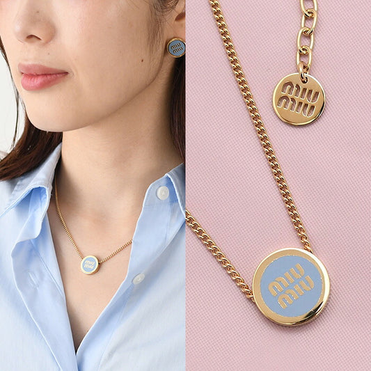 MIU MIU 금속 목걸이 
