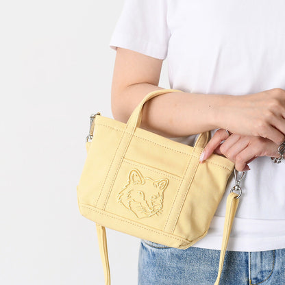 MAISON KITSUNE フォックスヘッド ミニ トート