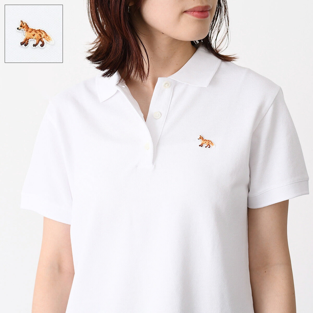 MAISON KITSUNE ベイビー フォックス レギュラー ポロ
