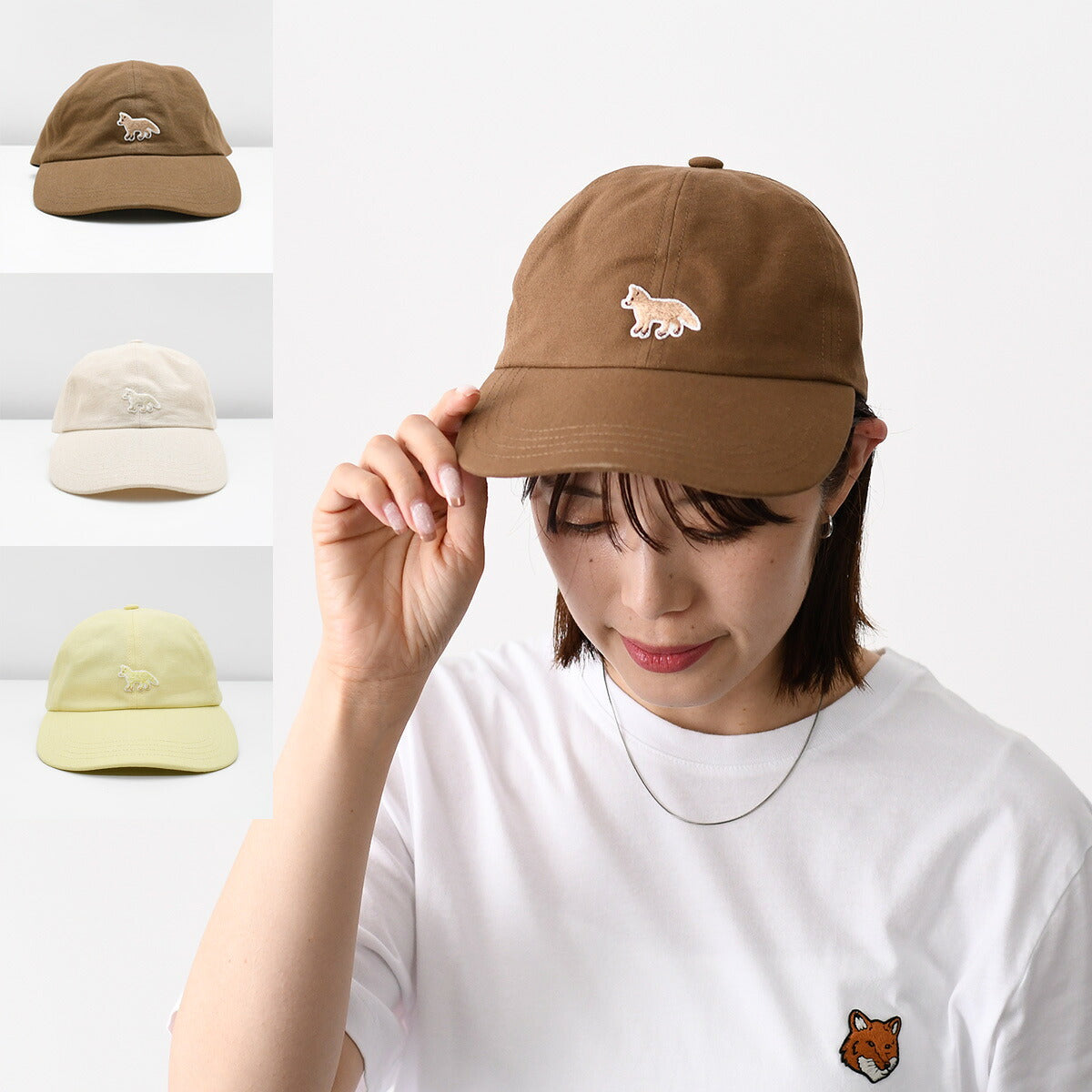 MAISON KITSUNE ベイビー フォックス キャップ