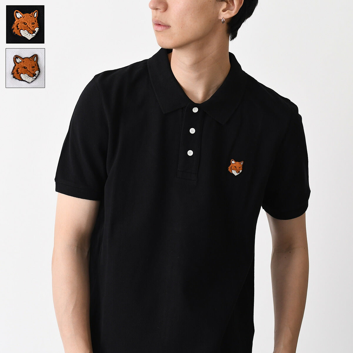 MAISON KITSUNE フォックスヘッド レギュラー ポロ