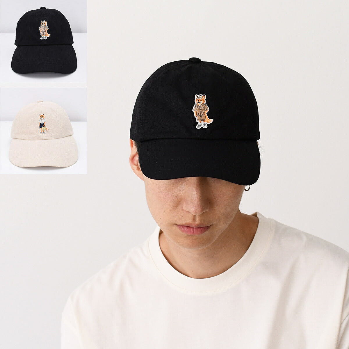 MAISON KITSUNE ドレスド フォックス キャップ