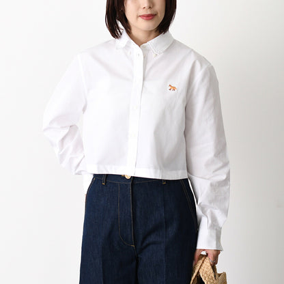 MAISON KITSUNE ベイビー フォックス クロップド シャツ