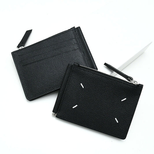MAISON MARGIELA 4-Stitch Money Clip Bifold Wallet 