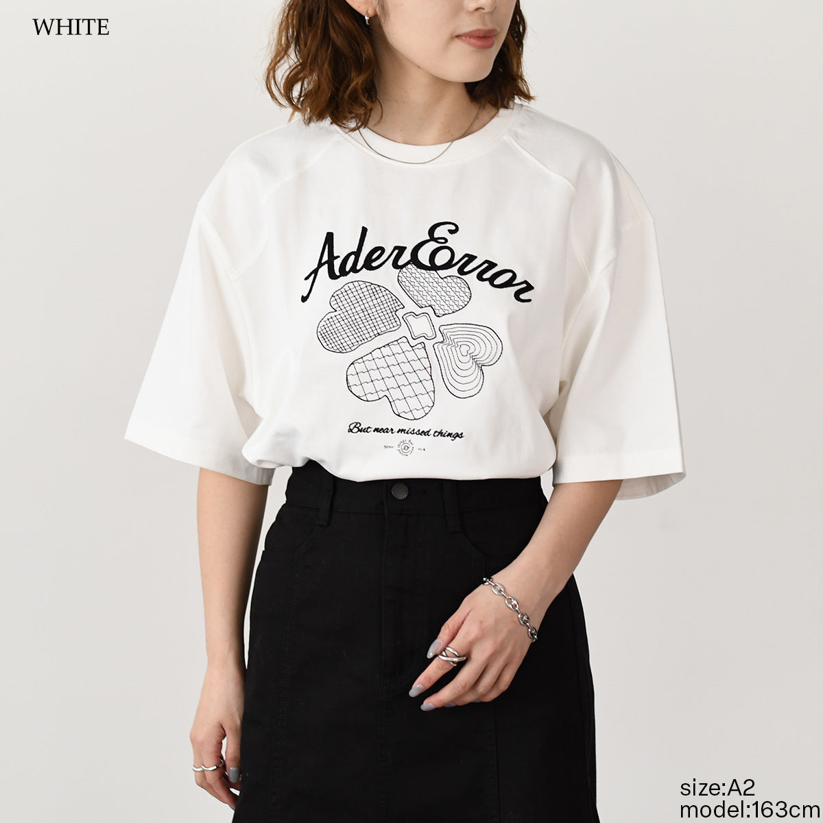 ADER ERROR TEVER logo T-shirt