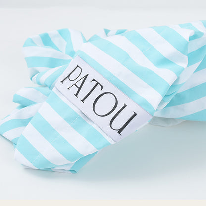 PATOU プリントコットン パトゥ シュシュ ラージ