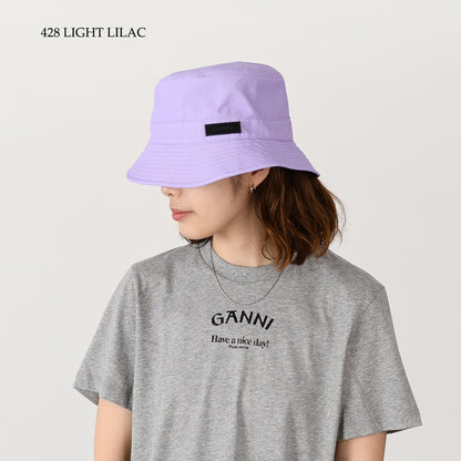 GANNI 로고 Bucket Hat 