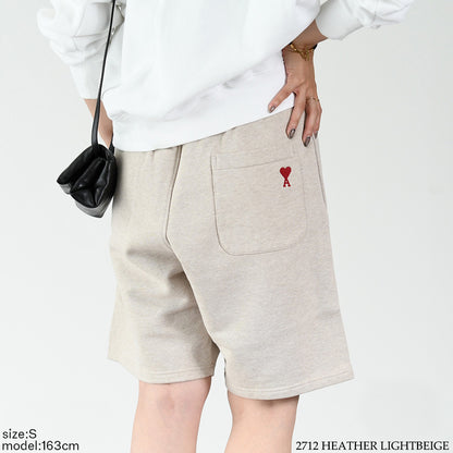 AMI PARIS  コットンフリース ショートパンツ
