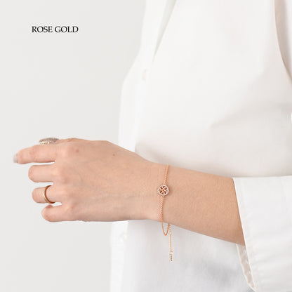 TORY BURCH mirrored chain bracelet 