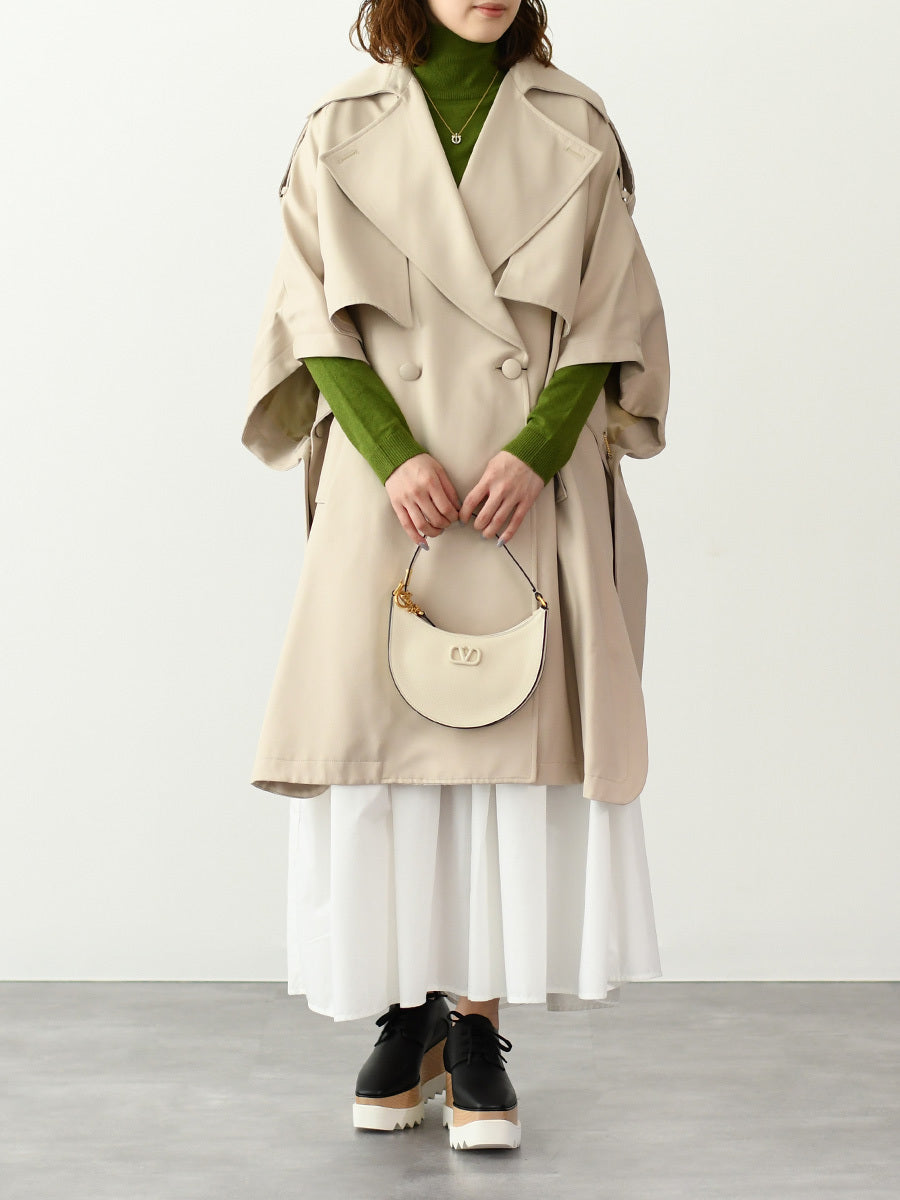 VALENTINO Vロゴ カーフスキン ミニ ホーボーバッグ