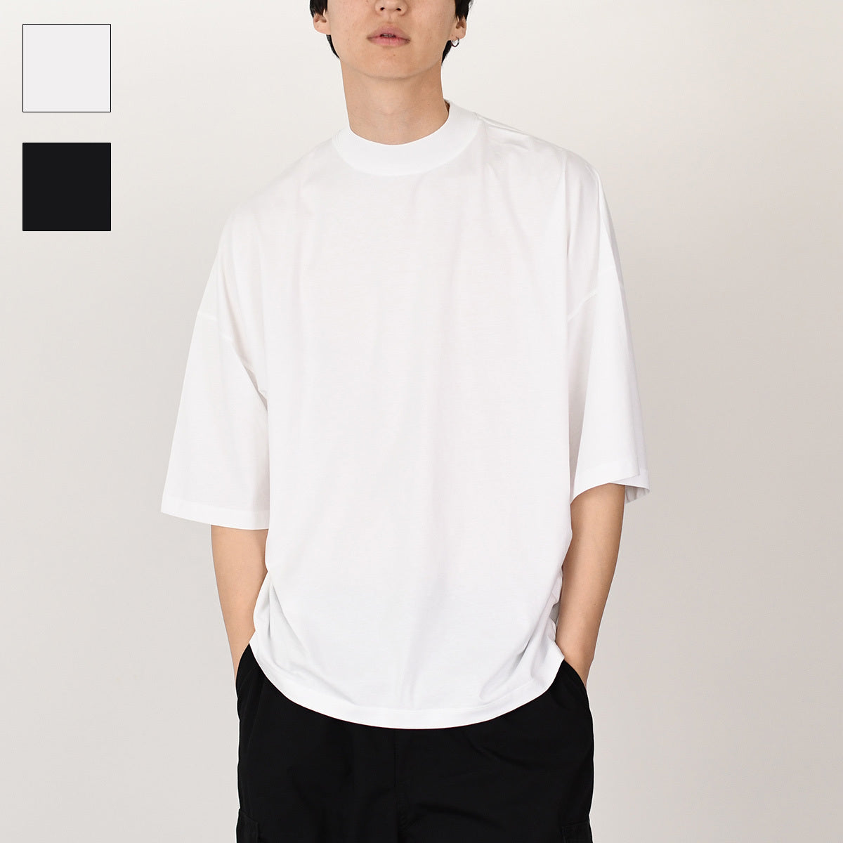 JILSANDER モックネックTシャツ