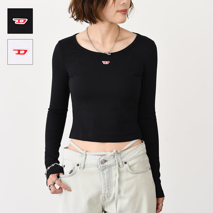 DIESEL ディーゼル T-BALLET-D リブ長袖Tシャツ