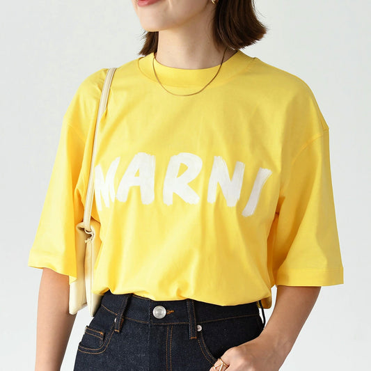 MARNI　レタリング ロゴTシャツ	THJET49EPHUS