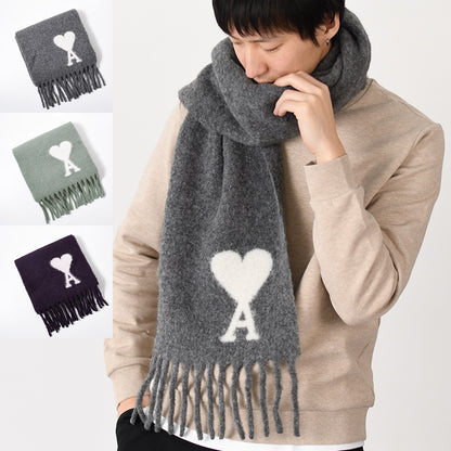 AMI ALEXANDRE MATTIUSSI Ami de Coeur Oversized Scarf 