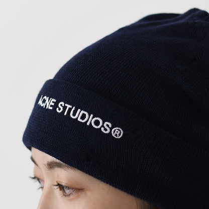 ACNE STUDIOS Logo Beanie 