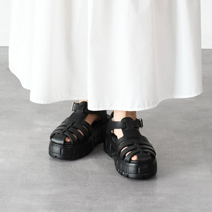 MIU MIU EVA プラットフォーム ケージサンダル