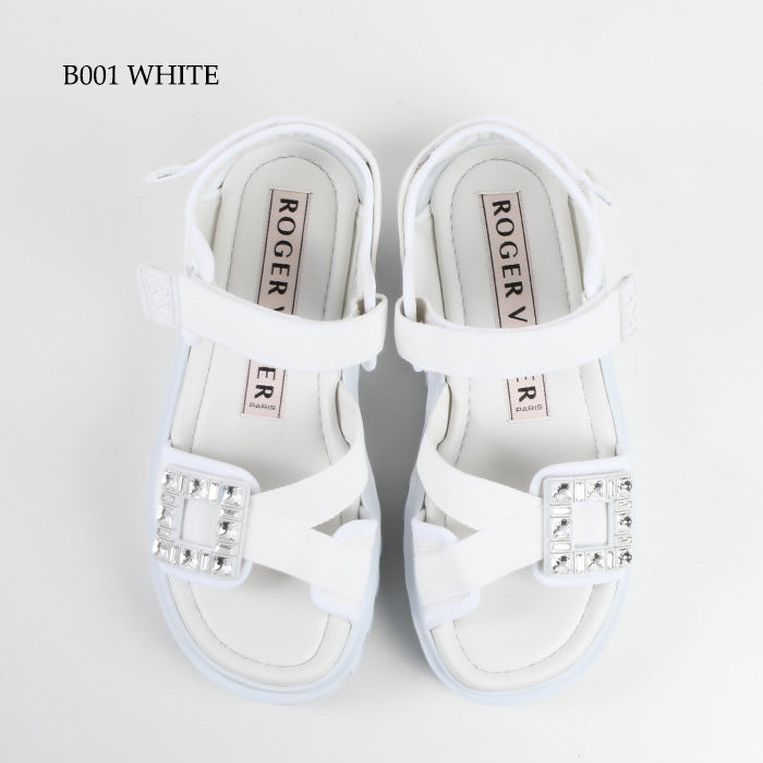 Roger Vivier ヴィヴ ゴーシック バックル サンダル