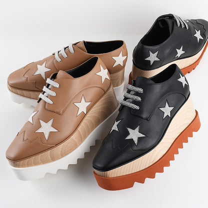 STELLA MCCARTNEY エリススターズ プラットフォームシューズ