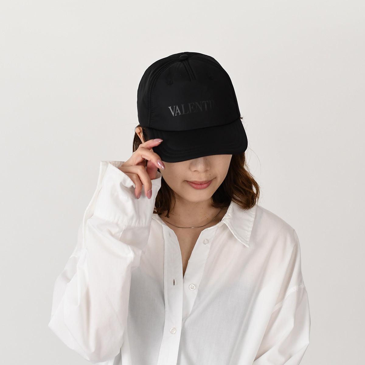 VALENTINO ロゴベースボールキャップ