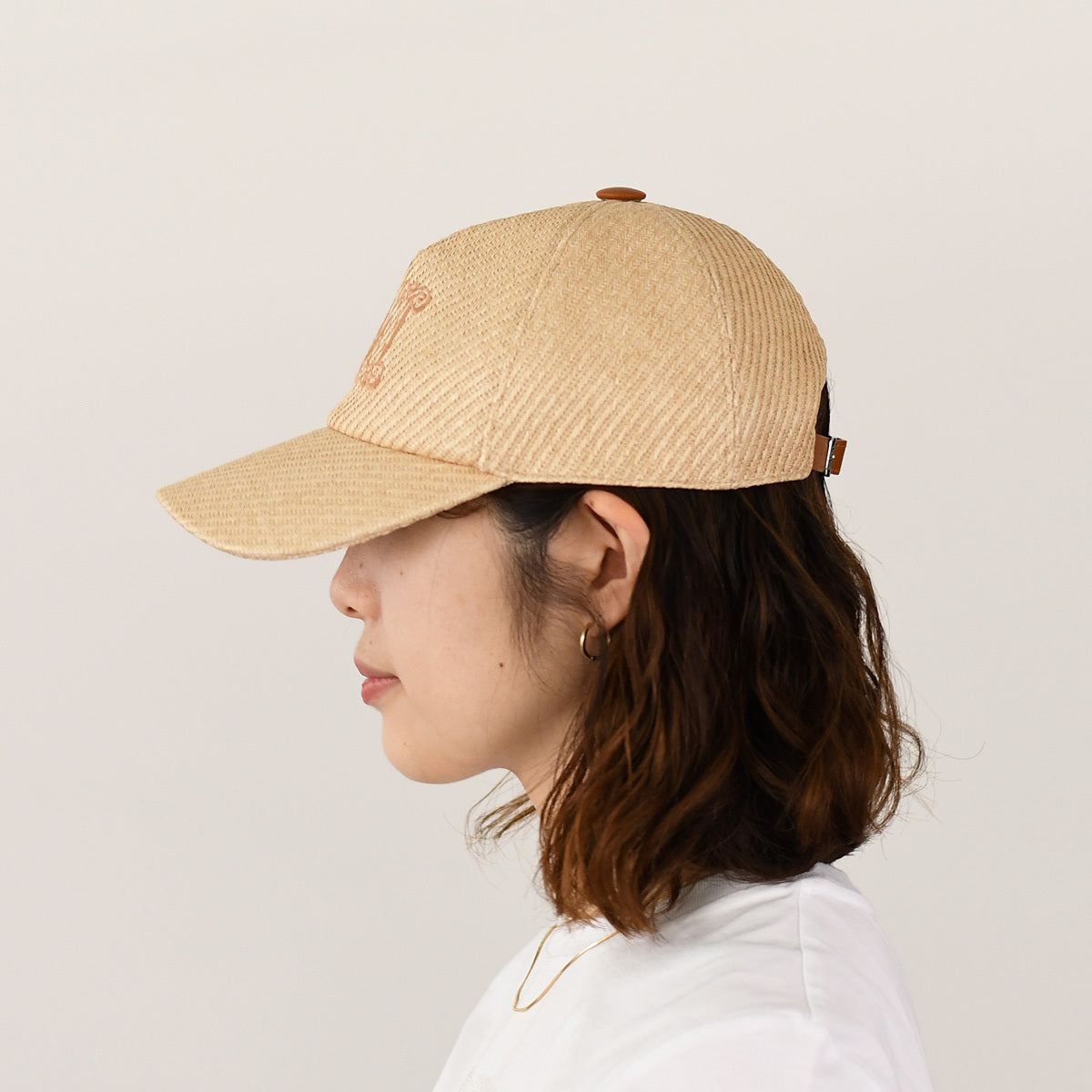 25SS◆関送込【MAX MARA】JEZ*ラフィア風*ベースボールキャップ Max Mara JEZ ラフィア ベースボール キャップ – FELICE