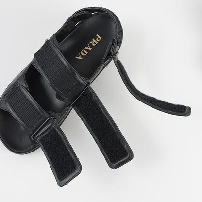 PRADA padded nappa leather sandals 