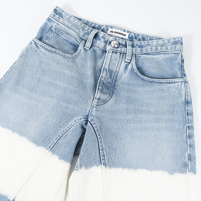 JILSANDER ブリーチウォッシュ デニムパンツ