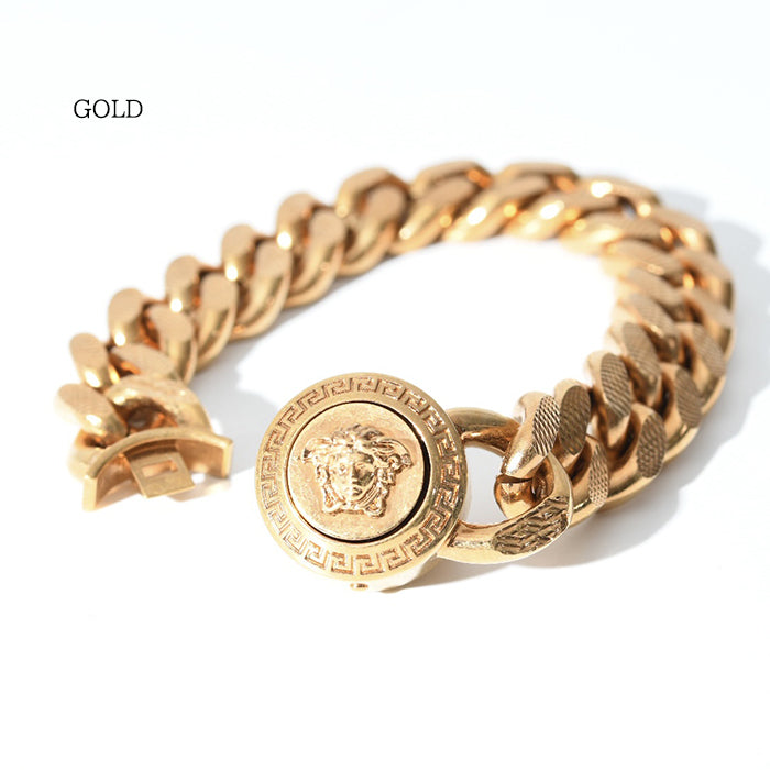 VERSACE メデューサ チェーンブレスレット