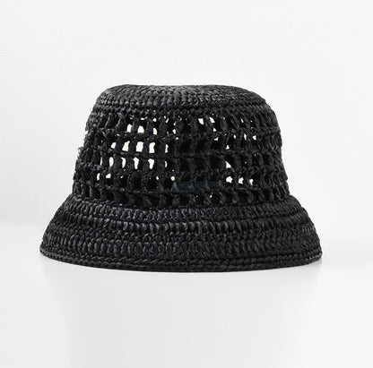 PRADA 우븐 패브릭 버킷 모자 