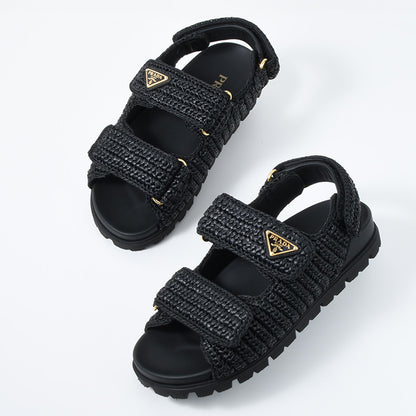 PRADA Crochet Sandals 