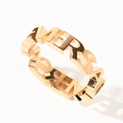 VERSACE ロゴ リング