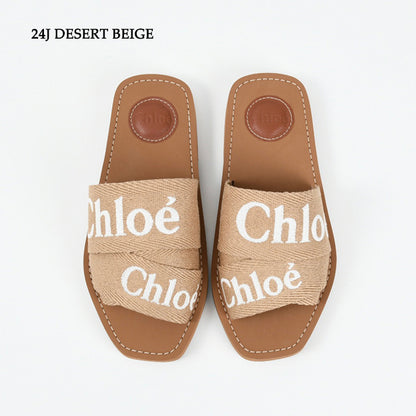 CHLOE WOODY 플랫 뮬 