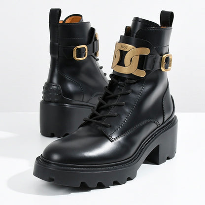 TOD'S ケイトレザーアンクルブーツ