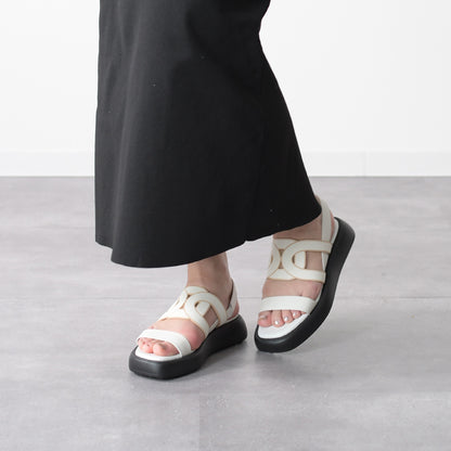 TOD'S カットアウトロゴサンダル
