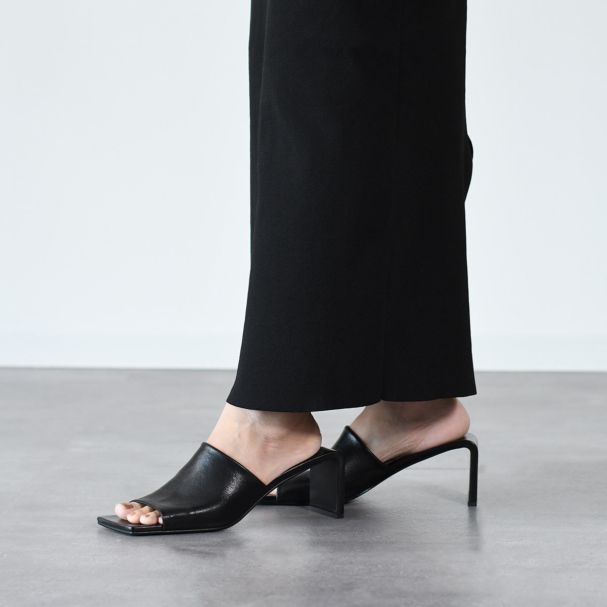 JILSANDER Sculpture Heel Sandals 