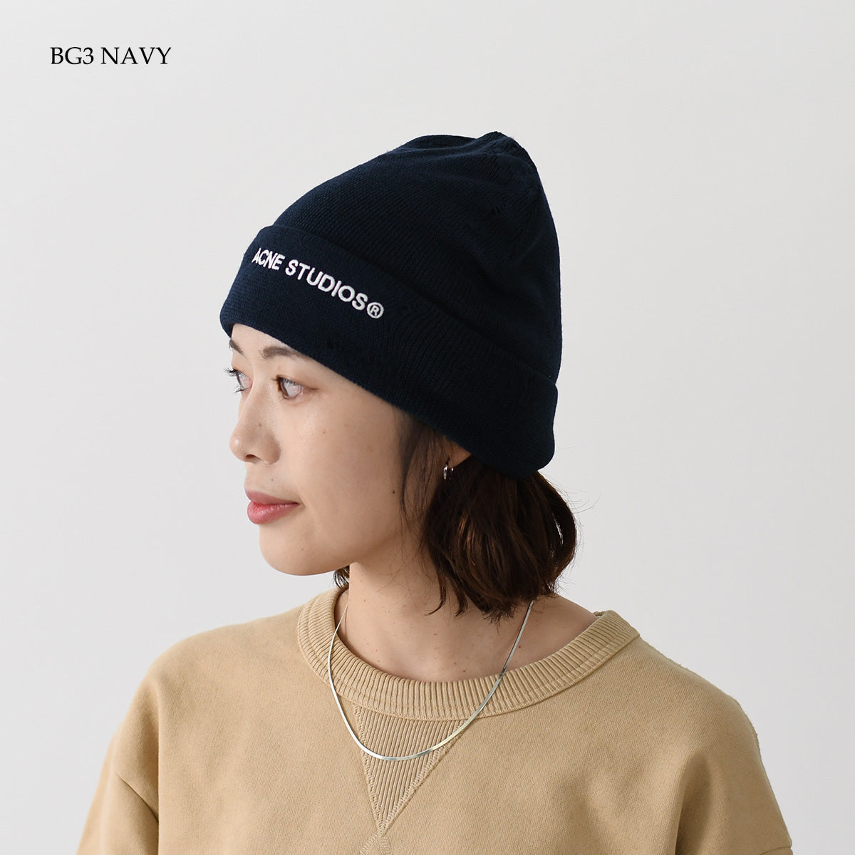 ACNE STUDIOS Logo Beanie 