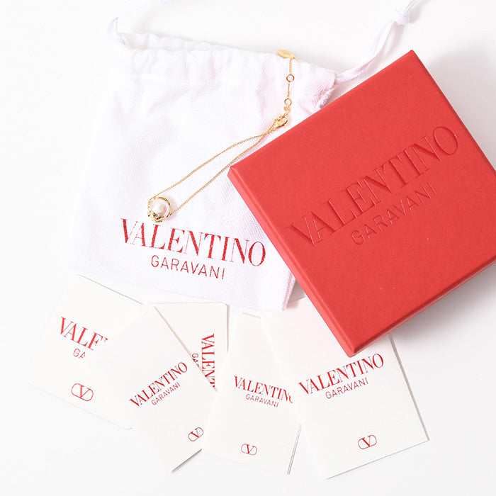 VALENTINO Vロゴ シグネチャー パールブレスレット