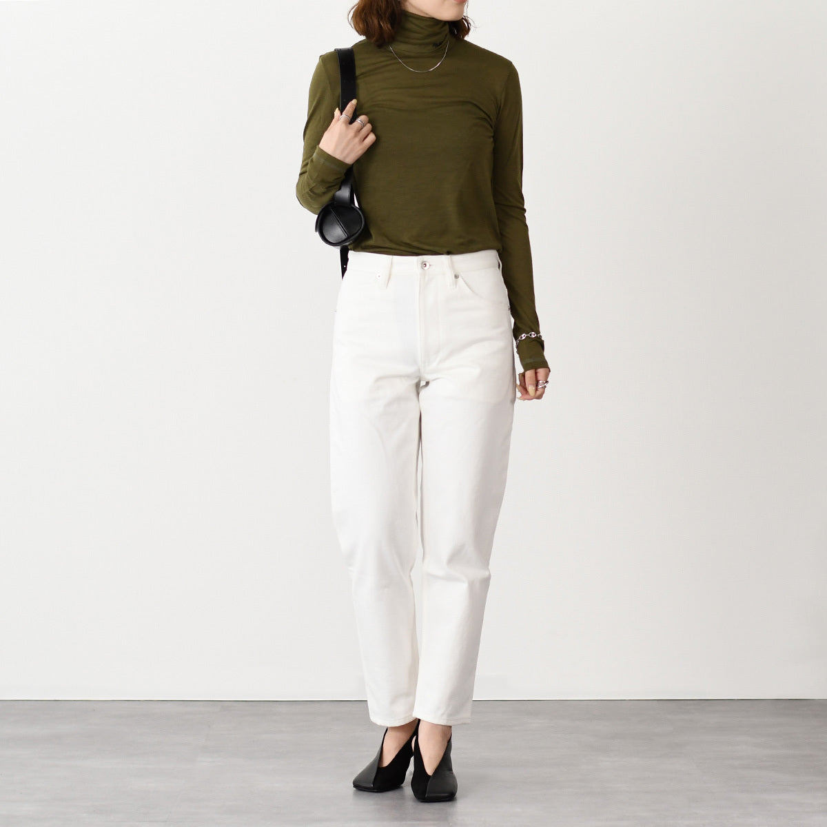 JILSANDER Twisted denim pants 